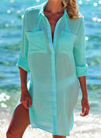 Koszula o luźnym kroju z szerokimi rękawami