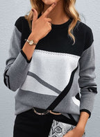 Bluzka z dekoltem w kształcie litery V z tiulowymi rękawami na gumkę