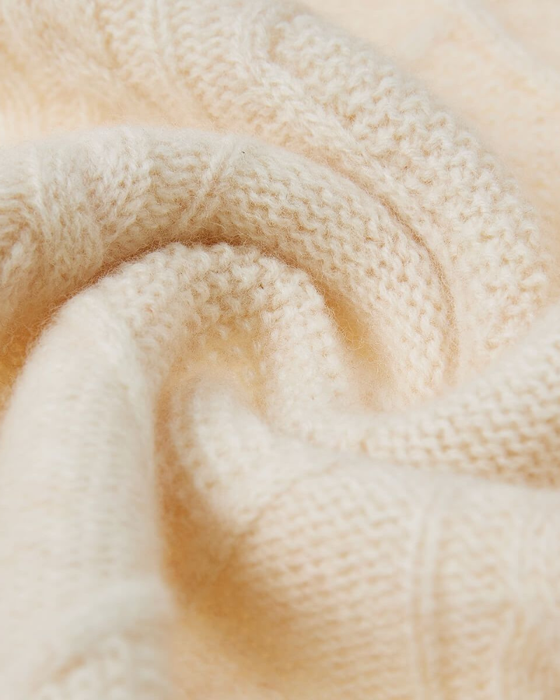 Elżbieta™ | Haftowany Golf z Wełny Merino