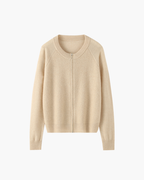 Magdalena™ | Kaszmirowy Kardigan z Podwójnym Zamkiem