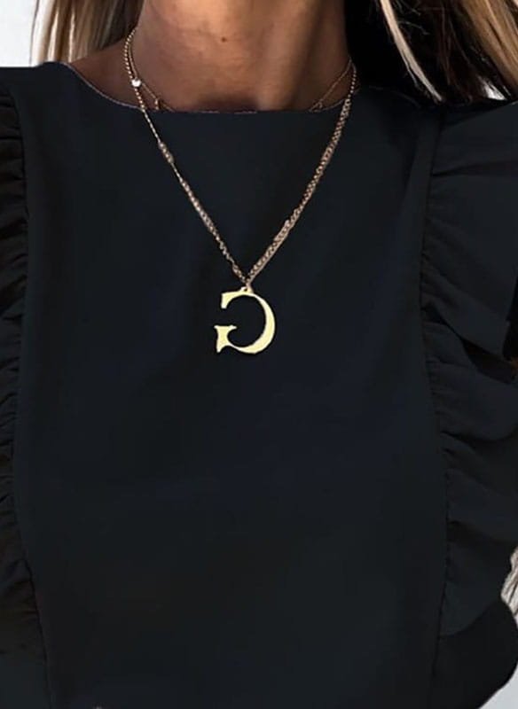 Bluzka na ramiączkach z falbankami