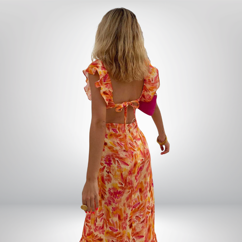 Amara | Elegancka letnia sukienka maxi