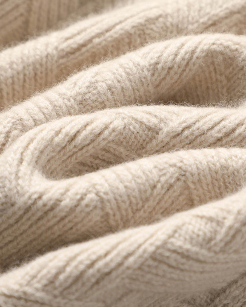 Katarzyna™ | Oversize Sweter z Jedwabistej Wełny