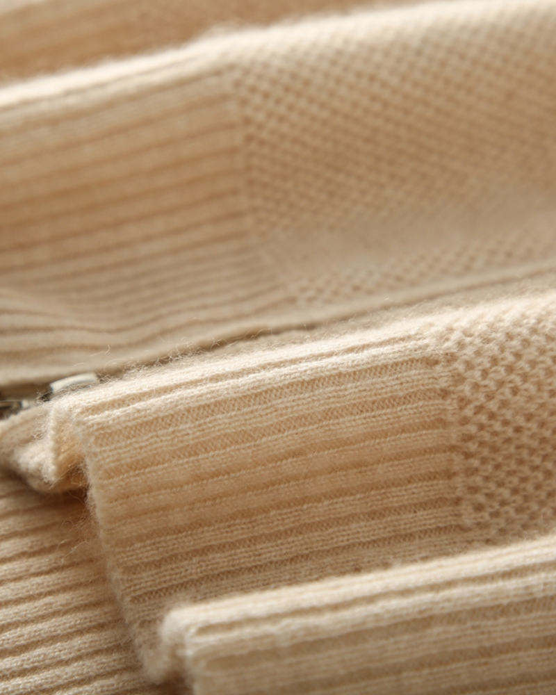 Magdalena™ | Kaszmirowy Kardigan z Podwójnym Zamkiem