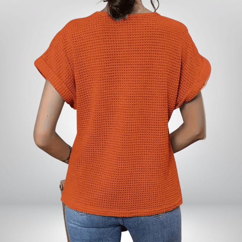 Gloria™ | Ażurowa dzianinowa bluzka