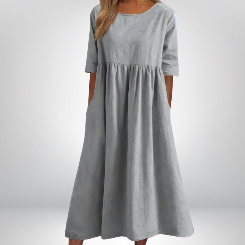 Elaine™ | Sukienka midi o luźnym kroju