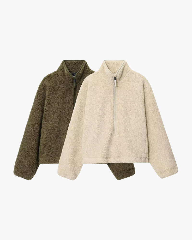 Martyna™ | Teddy Mikina z Zamkiem