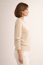 Magdalena™ | Kaszmirowy Kardigan z Podwójnym Zamkiem