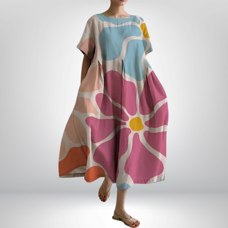 Valentina™ | Zwiewna kwiatowa sukienka letnia